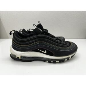 Nike Air Max 97 Shoes Womens Size 10 Black Multi Color Stitching CK0738-001
